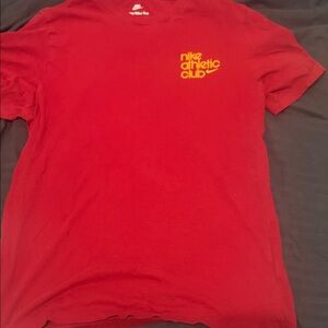 Nike Athletic Club Red Short Sleeve Tee